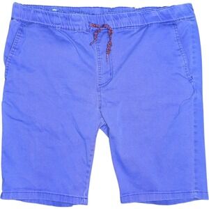 Vintage One Tough Brand OTB Chino Shorts Mens XL Drawstring Blue Skater 90s‎ Y2K